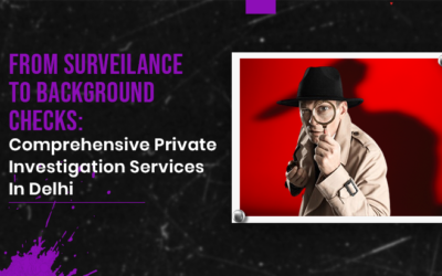 From Surveillance To Background Checks: Comprehensive Private Investigation Services In Delhi