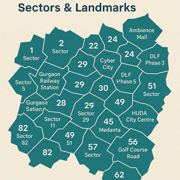 Bug Sweeping Coverage in Gurgaon – Sectors & Landmarks