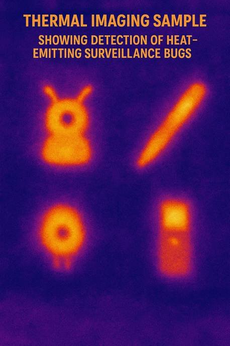 howing detection of heat-emitting surveillance bugs