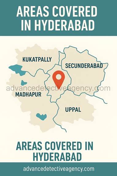 Areas We Covered for Bug Sweeping Services in Hyderabad