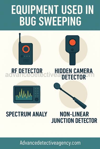 Equipment Used in Bug Sweeping